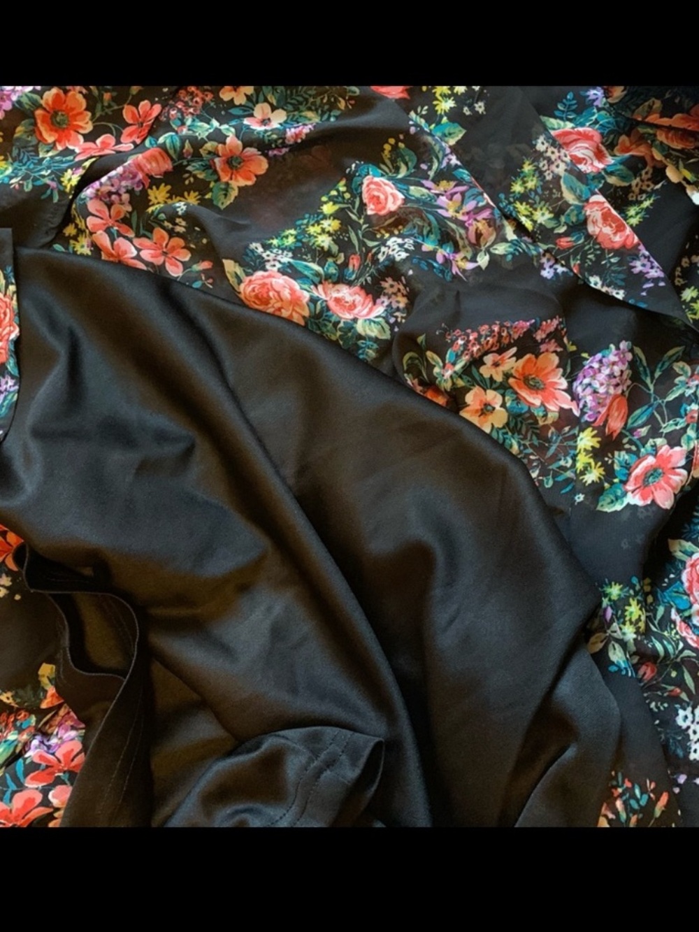 backless floral maxi dress with halter neck size M - Picture 17 of 17